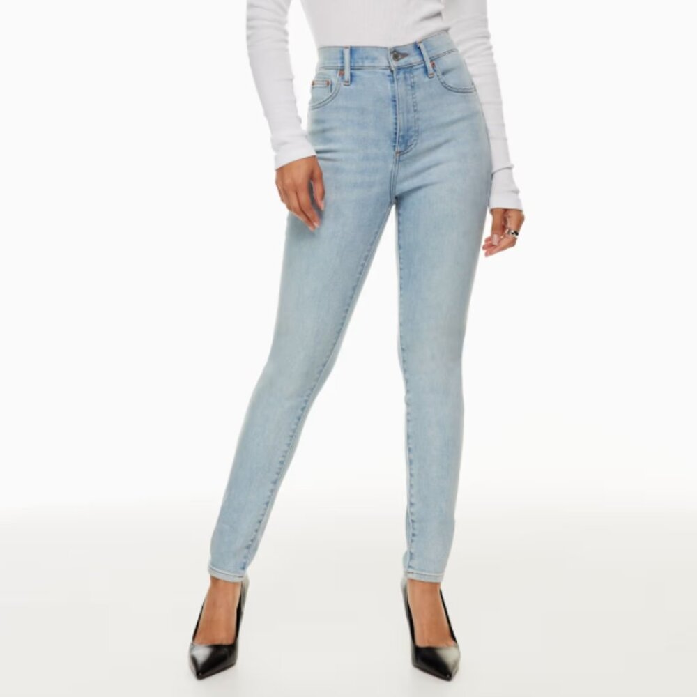 Aritzia Denim Forum The Lola High Rise Skinny 28L, 9 Yrs Blondie Bleu